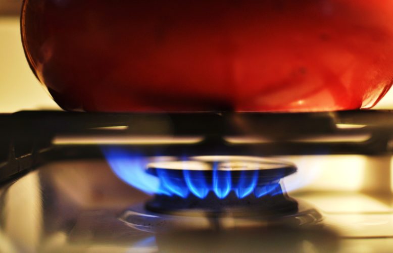 hornalla de cocina a gas metano