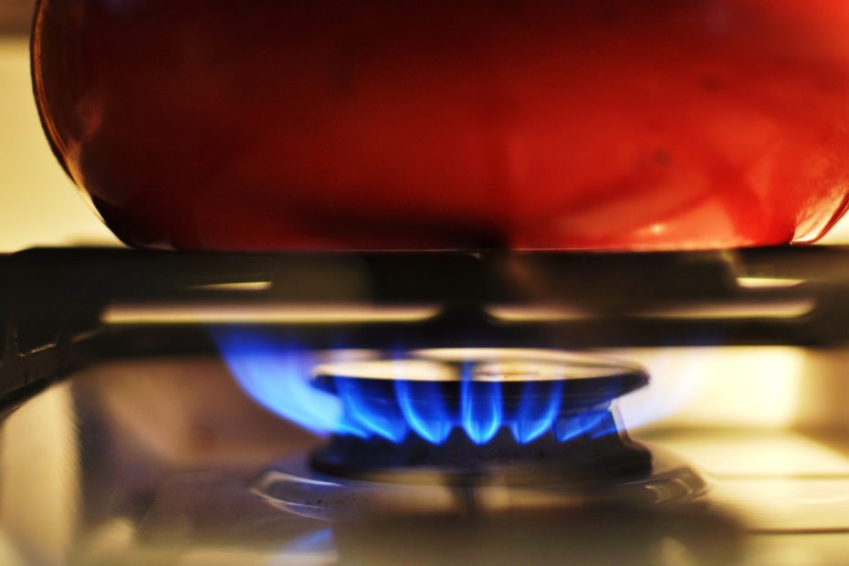 hornalla de cocina a gas metano