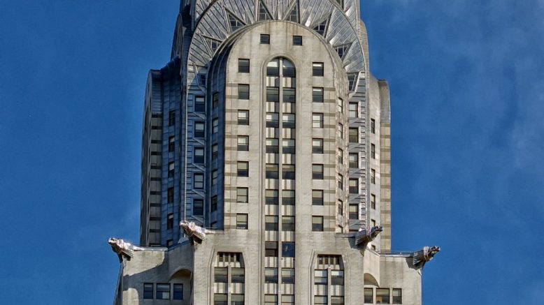 Edificio de Nueva York con arquitectura Art Deco