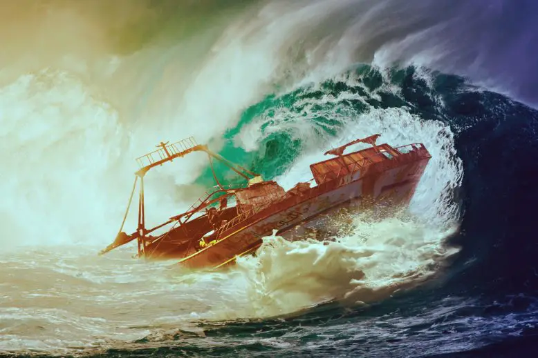 la trama del libro Relatos de un Náufrago, que sobrevive en una barca en el mar